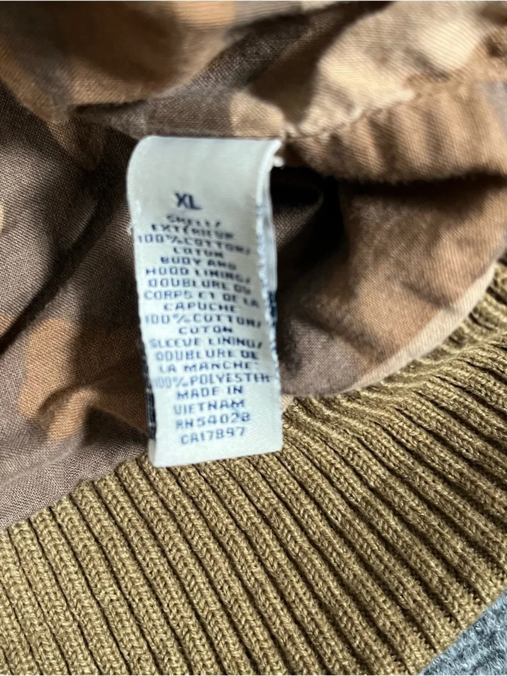 Vintage Old Navy Jacket Boys Xl Tan Y2K 90s Canvas Chore Barn Work Wear Utility - Picture 8 of 9